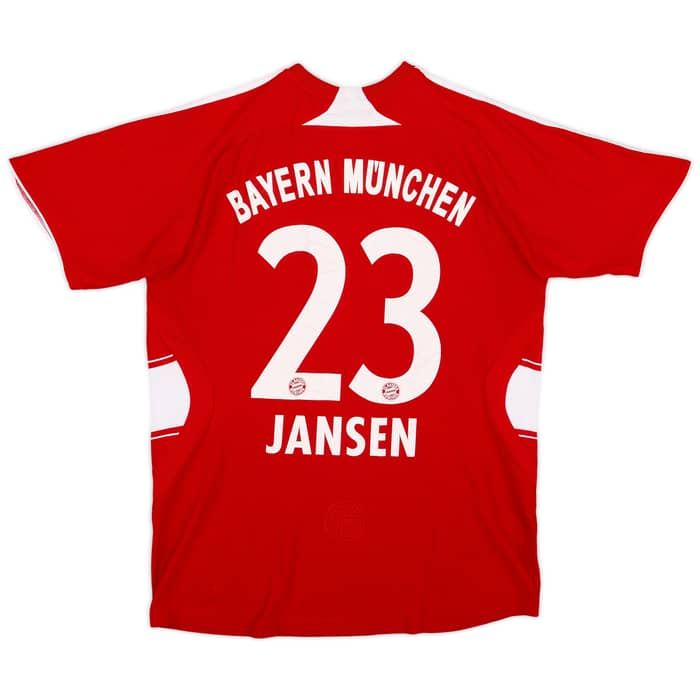 2007-08 Bayern Munich Home Shirt Jansen #23 - 5/10 - (XL.Boys)