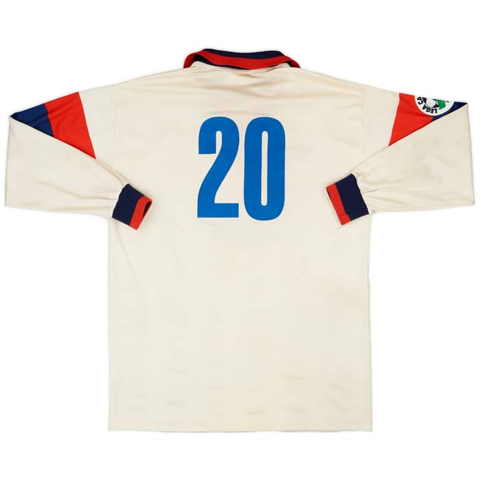 1996-98 Cagliari Match Issue Away L/S Shirt #20
