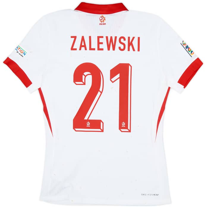 2024 Poland Match Issue Nations League Home Shirt Zalewski #21