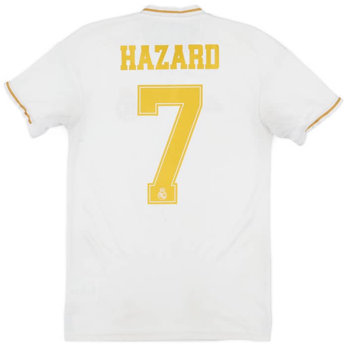 2019-20 Real Madrid Home Shirt Hazard #7 - 4/10 - (XS)