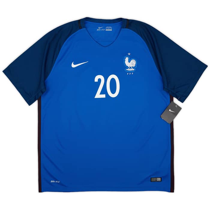 2016-17 France Home Shirt Mbappe #20 (XL)