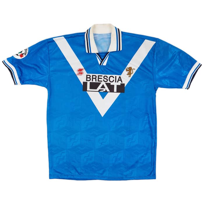 1996-97 Brescia Match Issue Home Shirt Campolonghi #9