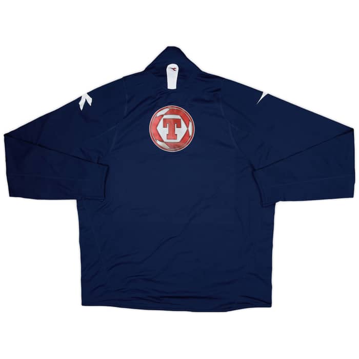 2008-09 Scotland Diadora 1/4 Zip Drill Top - 7/10 - (XL)