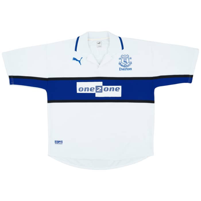 2000-01 Everton Third Shirt Gascoigne #18 - 7/10 - (XL)
