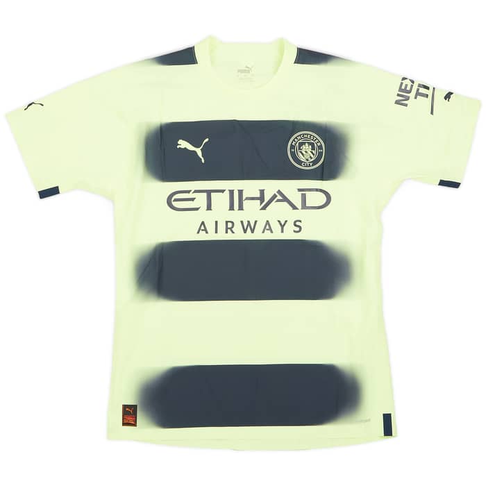 2022-23 Manchester City Match Issue FA Cup Third Shirt Perrone #32