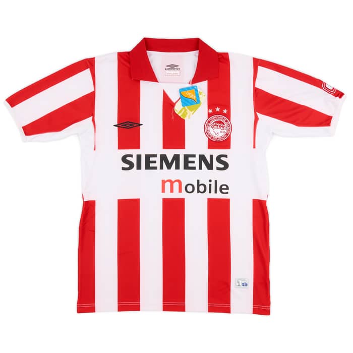 2004-05 Olympiakos Home Shirt (XL)