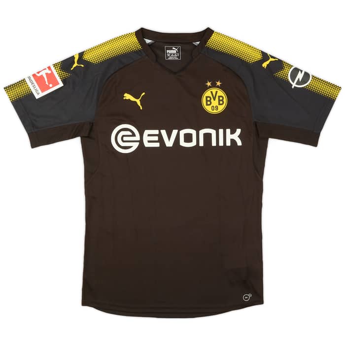 2017-18 Borussia Dortmund Away Authentic Shirt Rode #18 - 10/10 - (M)