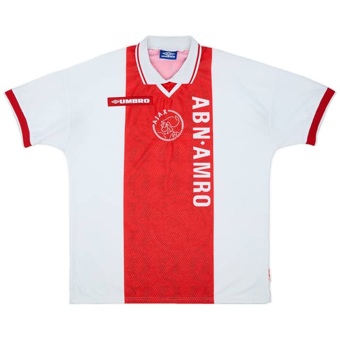 1998-99 Ajax Home Shirt F.De Boer #4 - 9/10 - (XL)