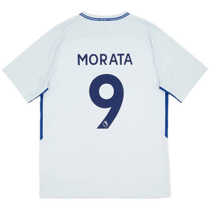 2017-18 Chelsea Away Shirt Morata #9 (L)