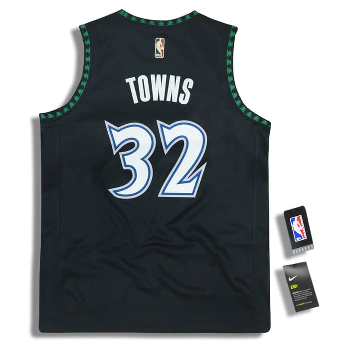 1996 Minnesota Timberwolves Towns #32 Nike Hardwood Classics Swingman Jersey Y - W/Tags