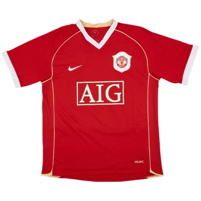 2006-07 Manchester United Home Shirt Solskjaer #20 - 5/10 - (M)