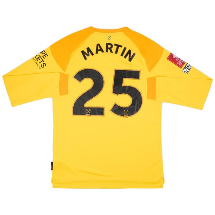 2020-21 West Ham Match Issue FA Cup GK Shirt Martin #25