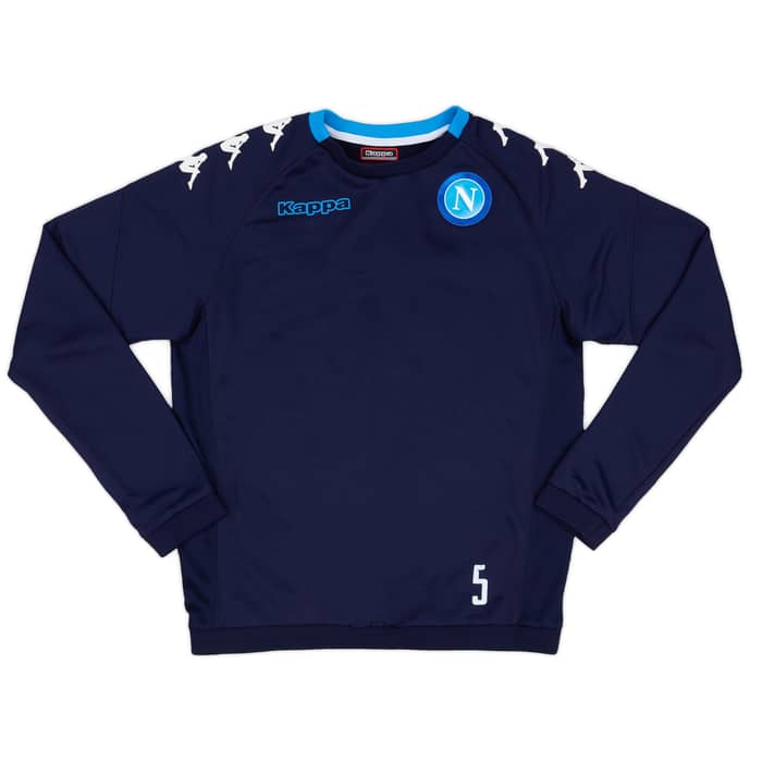 2017-18 Napoli Player Issue Training Top # - 5/10