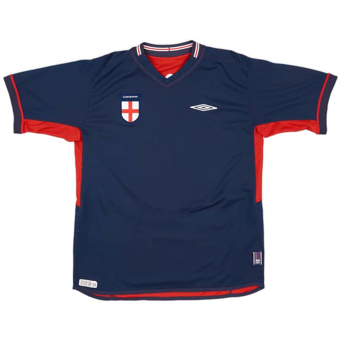 2002-04 England Away Shirt Scholes #8 - 9/10 - (L)