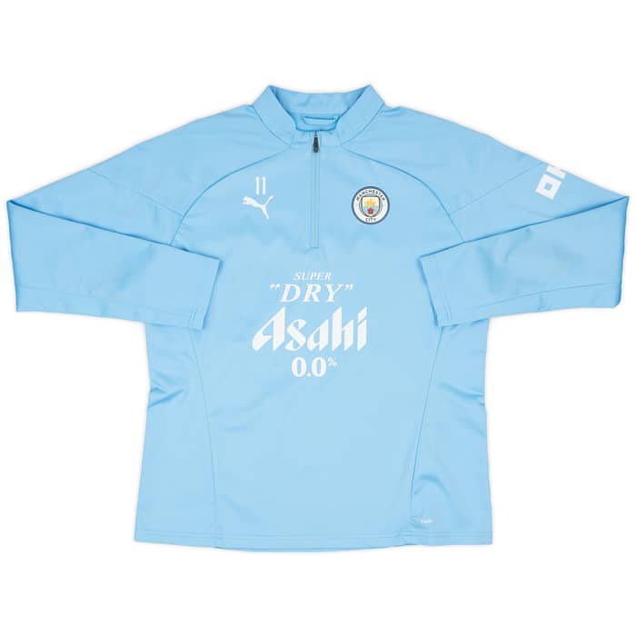 2023-24 Manchester City Women's Player Issue 1/4 Zip Rain Top - 9/10