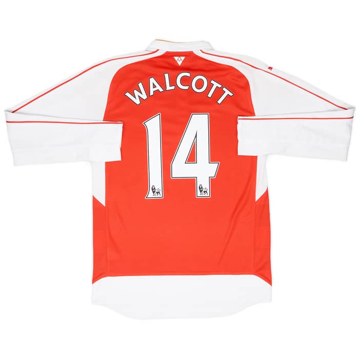 2015-16 Arsenal Home L/S Shirt Walcott #14 - 6/10 - (S)