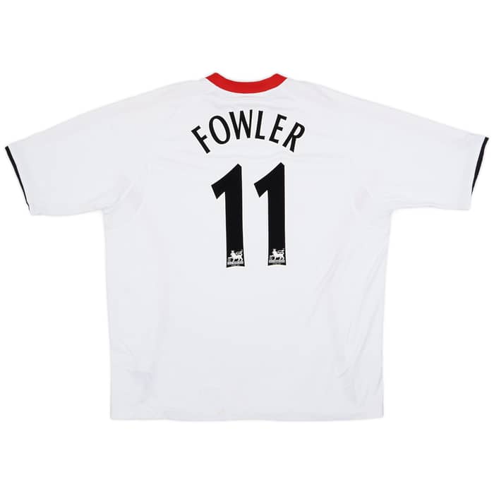 2005-06 Liverpool Away Shirt Fowler #11 - 6/10 - (XXL)