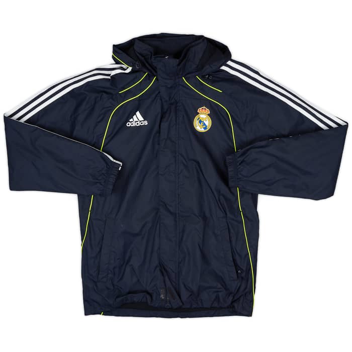 2010-11 Real Madrid adidas Hooded Rain Jacket - 10/10 - (S)