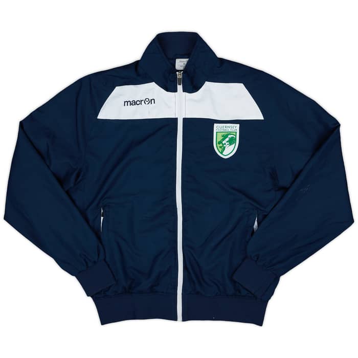 2014-15 Guernsey Macron Track Jacket - 7/10 - (M)