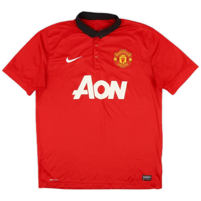 2013-14 Manchester United Home Shirt Buttner #28 - 8/10 - (L)
