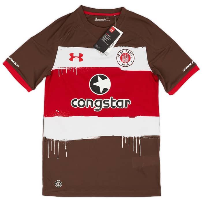 2017-18 St Pauli Home Shirt Daehli #14 (S)