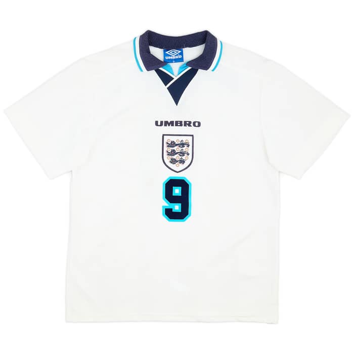 1995-97 England Home Shirt Shearer #9 - 7/10 - (M)