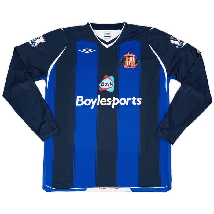 2008-09 Sunderland Match Issue Away Shirt Yorke #19