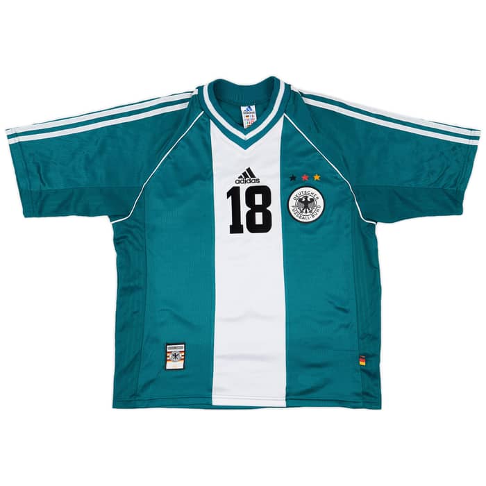 1998-00 Germany Away Shirt Klinsmann #18 - 8/10 - (M)