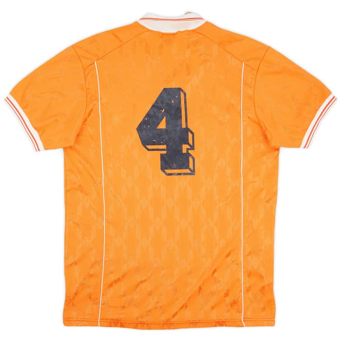 1986-88 Virginia Cavaliers Match Issue Home Shirt #4 (Agoos)