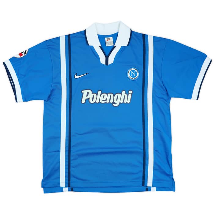 1997-98 Napoli Match Issue Home Shirt Facci #5