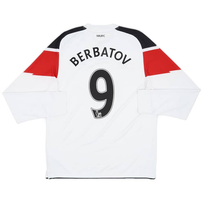 2010-12 Manchester United Away L/S Shirt Berbatov #9 - 7/10 - (M)