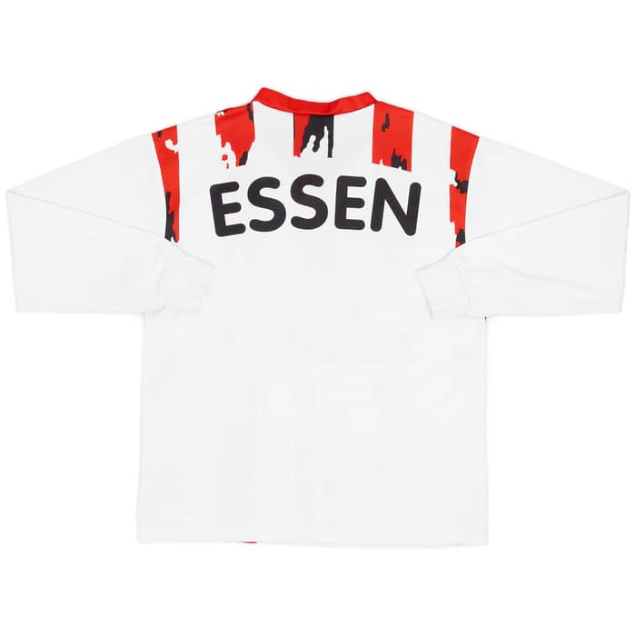 1994-95 Rot-Weiss Essen Home L/S Shirt - 9/10 - (XXS)
