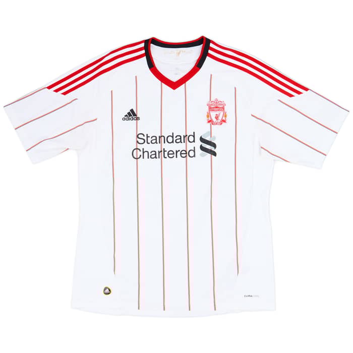 2010-11 Liverpool Away Shirt Gerrard #8 - 6/10 - (XL)