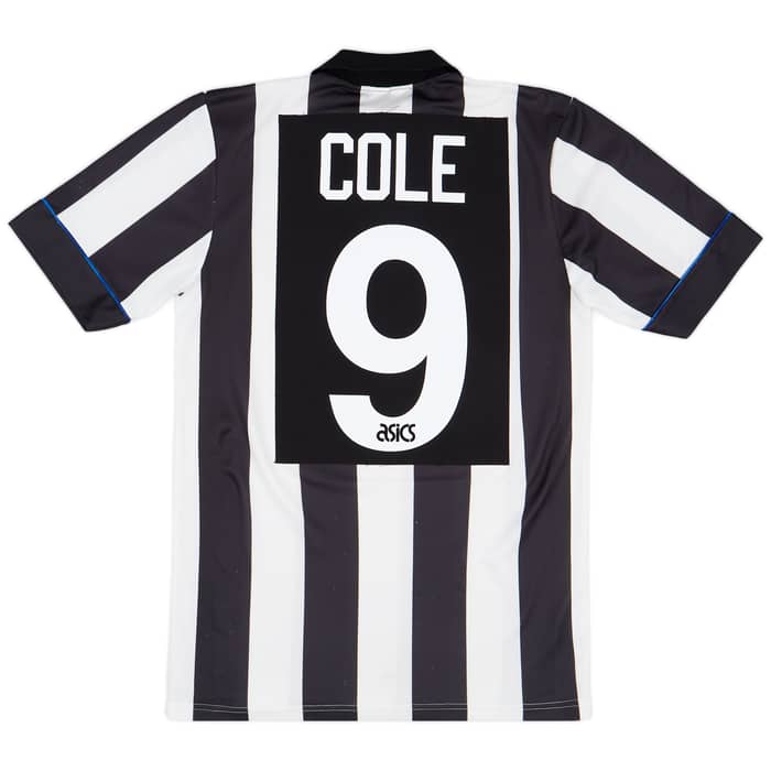 1993-95 Newcastle Home Shirt Cole #9 - 7/10 - (S)