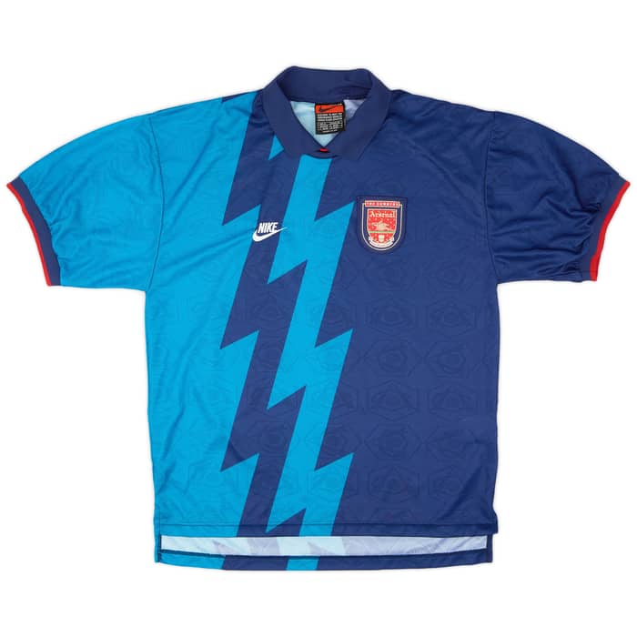 1995-96 Arsenal Player Issue Away Shirt Adams #6 - 9/10 - (XL)