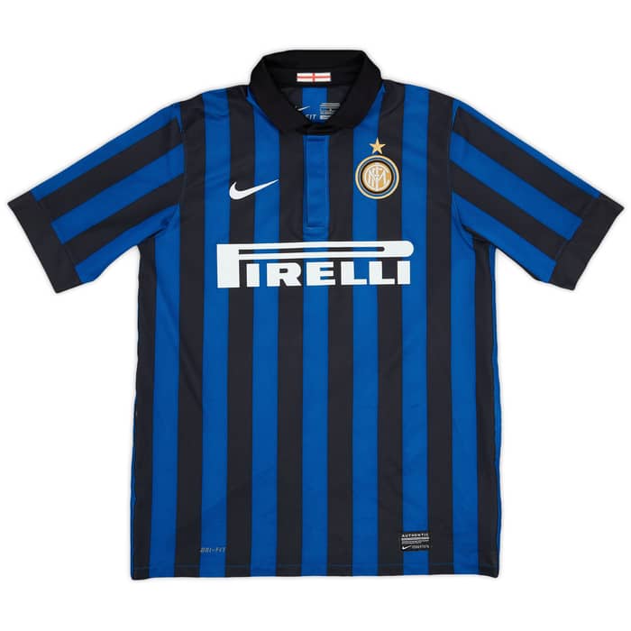 2011-12 Inter Milan Home Shirt J.Zanetti #4 - 5/10 - (L.Boys)