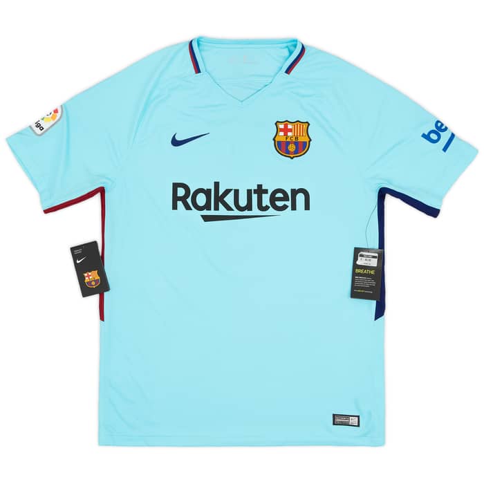 2017-18 Barcelona Away Shirt Pique #3