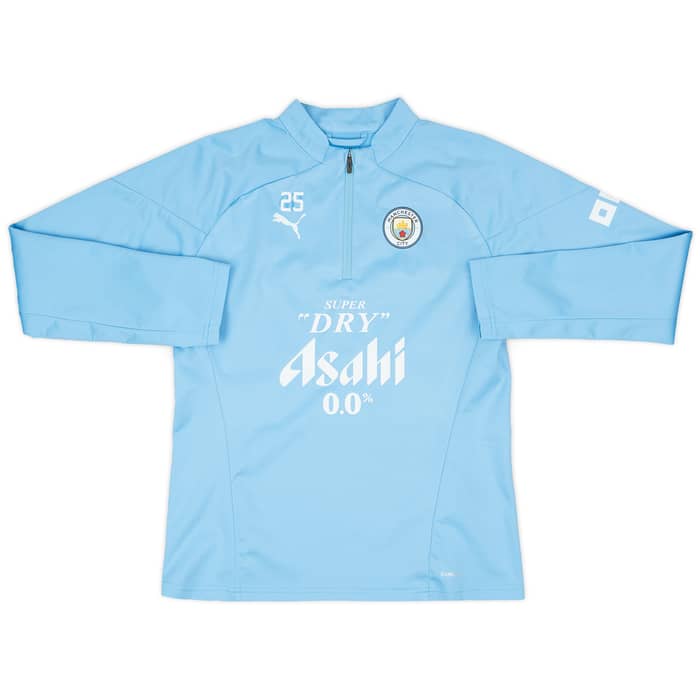 2023-24 Manchester City Player Issue 1/4 Zip Rain Top #25 (Akanji) - 7/10 - (S)