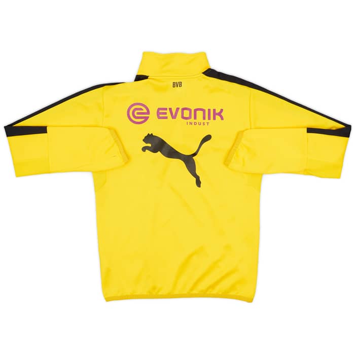 2015-16 Borussia Dortmund Puma 1/4 Zip Drill Top - 5/10 - (S)