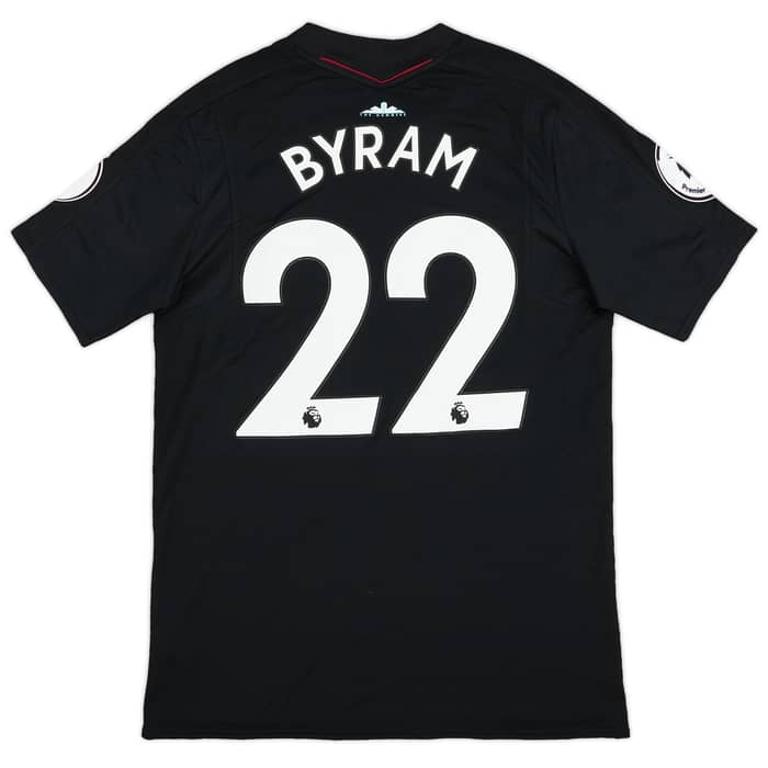 2017-18 West Ham Match Issue Away Shirt Byram #22