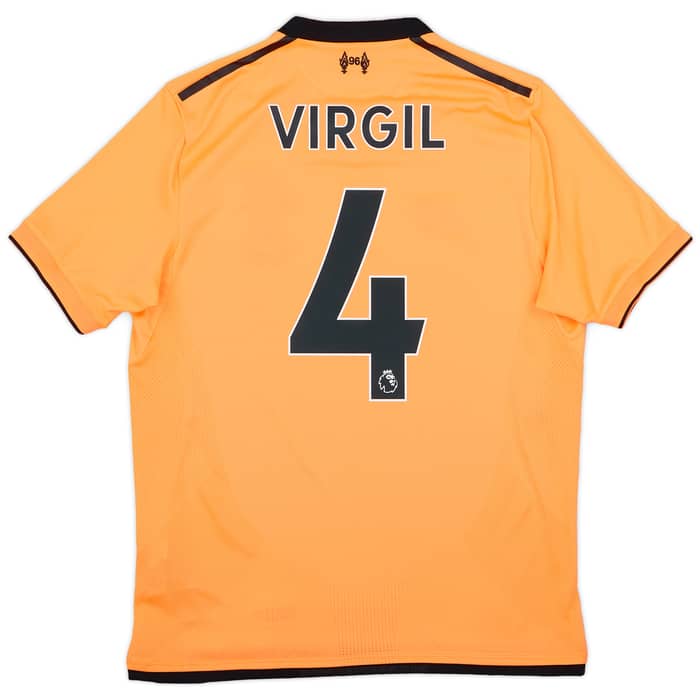 2017-18 Liverpool 125 Years Third Shirt Virgil #4 - 9/10 - (S)