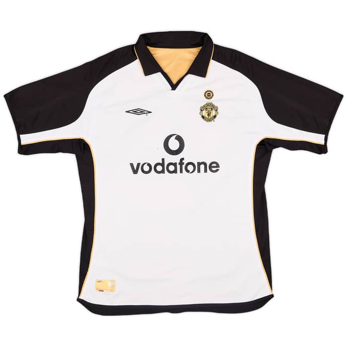 2001-02 Manchester United Centenary Away/Third Shirt Beckham #7 - 5/10 - (L)