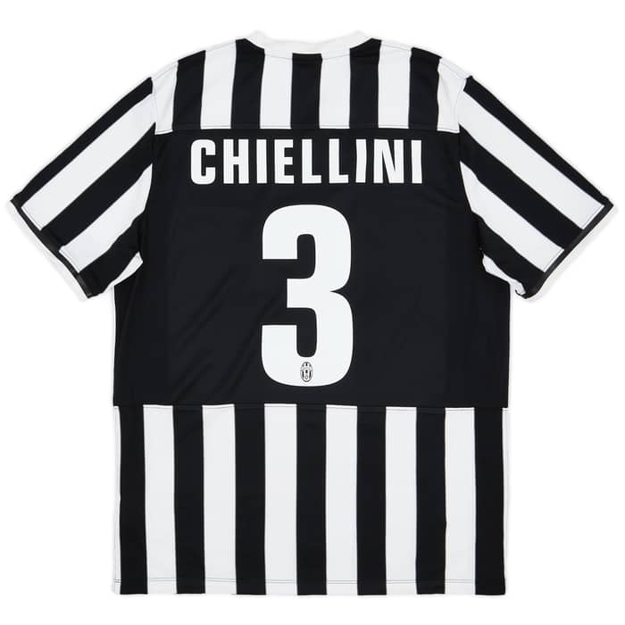 2013-14 Juventus Home Shirt Chiellini #3 - 7/10 - (L)