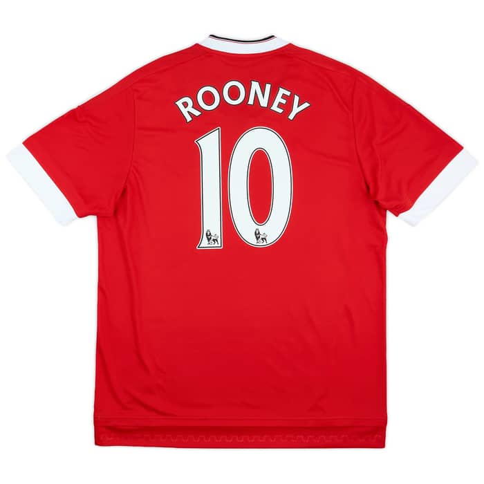 2015-16 Manchester United Home Shirt Rooney #10 (L)
