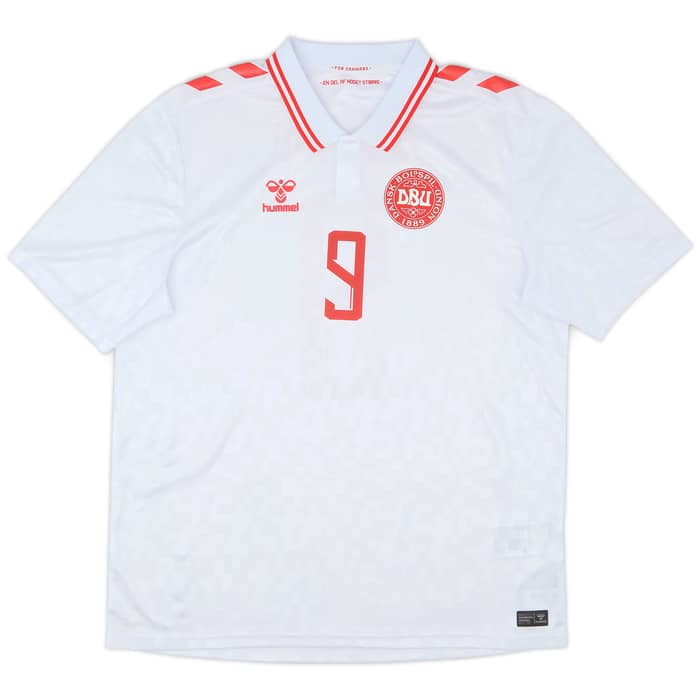 2024 Denmark Away Shirt Hojlund #9 - 10/10 - (L)