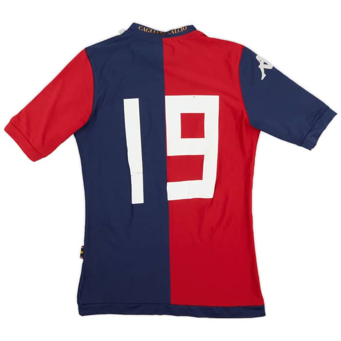 2012-13 Cagliari Home Shirt #19 - 6/10 - (S)
