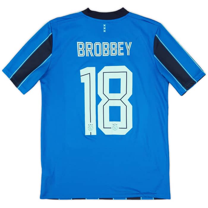 2021-22 Ajax Away Shirt Brobbey #18 - 10/10 - (XL.Boys)