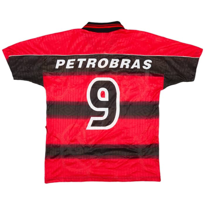 1997-99 Flamengo Home Shirt #9 - 8/10 - (S)