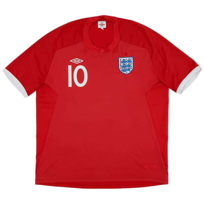 2010-11 England Away Shirt Rooney #10 - 7/10 - (XXL)