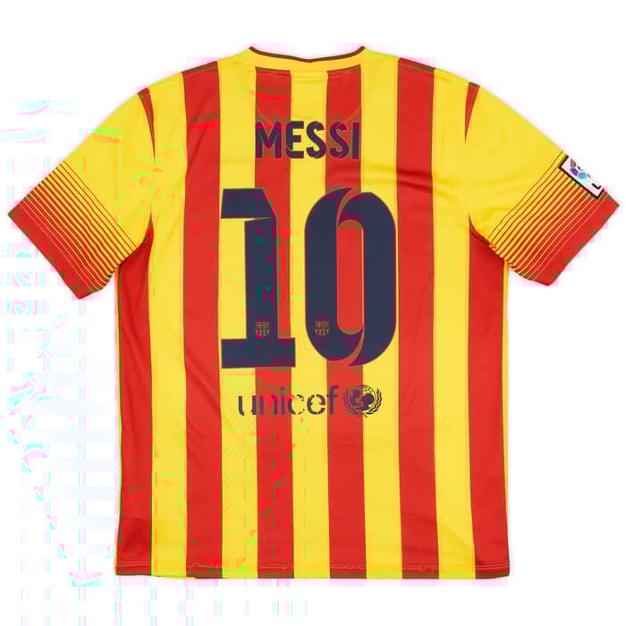 2013-15 Barcelona Away Shirt Messi #10 - 5/10 - (L)
